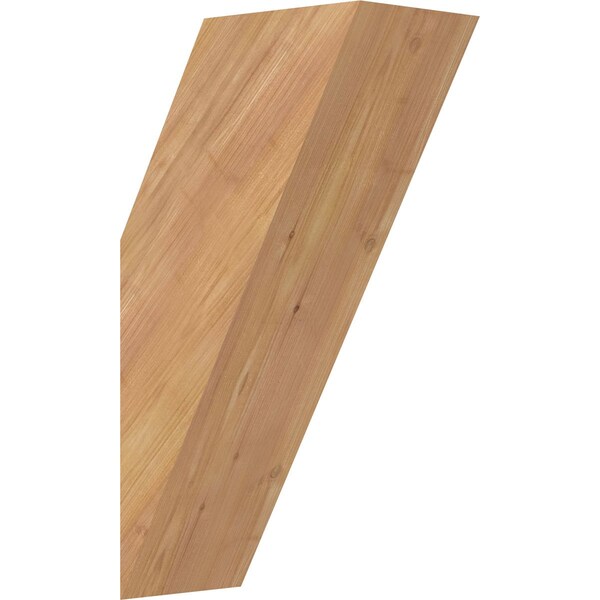 Ekena Millwork 5 1/2"W x 10"D x 18"H Traditional Smooth Knee Brace, Western Red Cedar BRC06X10X18TRA00SWR - main